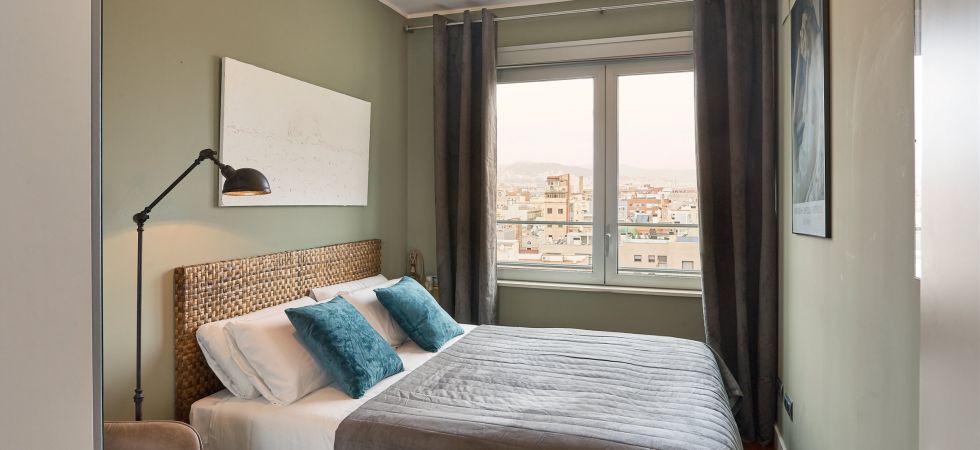 15475) UD Apartments - Luxury Beach Apartment with Terrace (3BR), Barcelona - Bedroom 2 